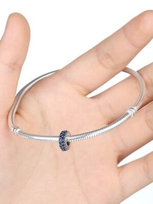 Charm espaceur recouvert d'oxydes de zirconium couleur au choix