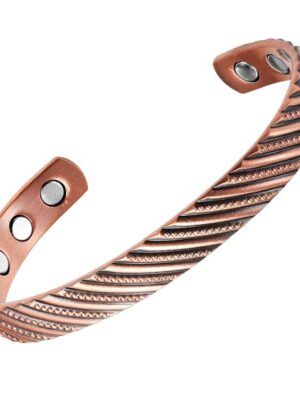 Bracelet en cuivre magnétique