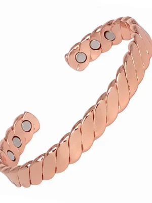 Bracelet en cuivre rose doré